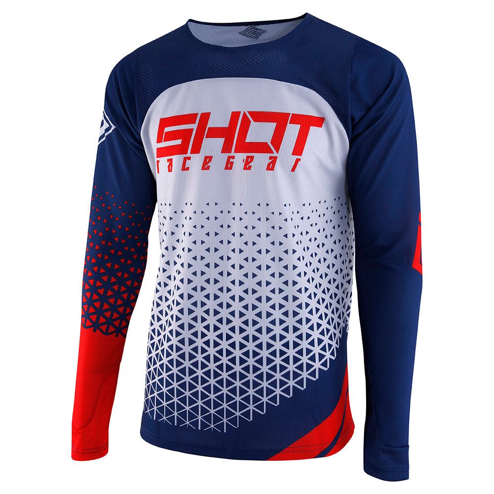 Shot Aerolite Delta MX Jersey Red - ThrottleChimp