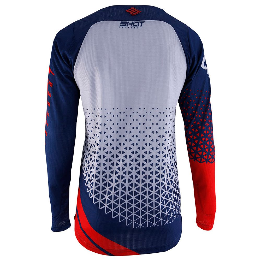 Shot Aerolite Delta MX Jersey Red (Image 2) - ThrottleChimp