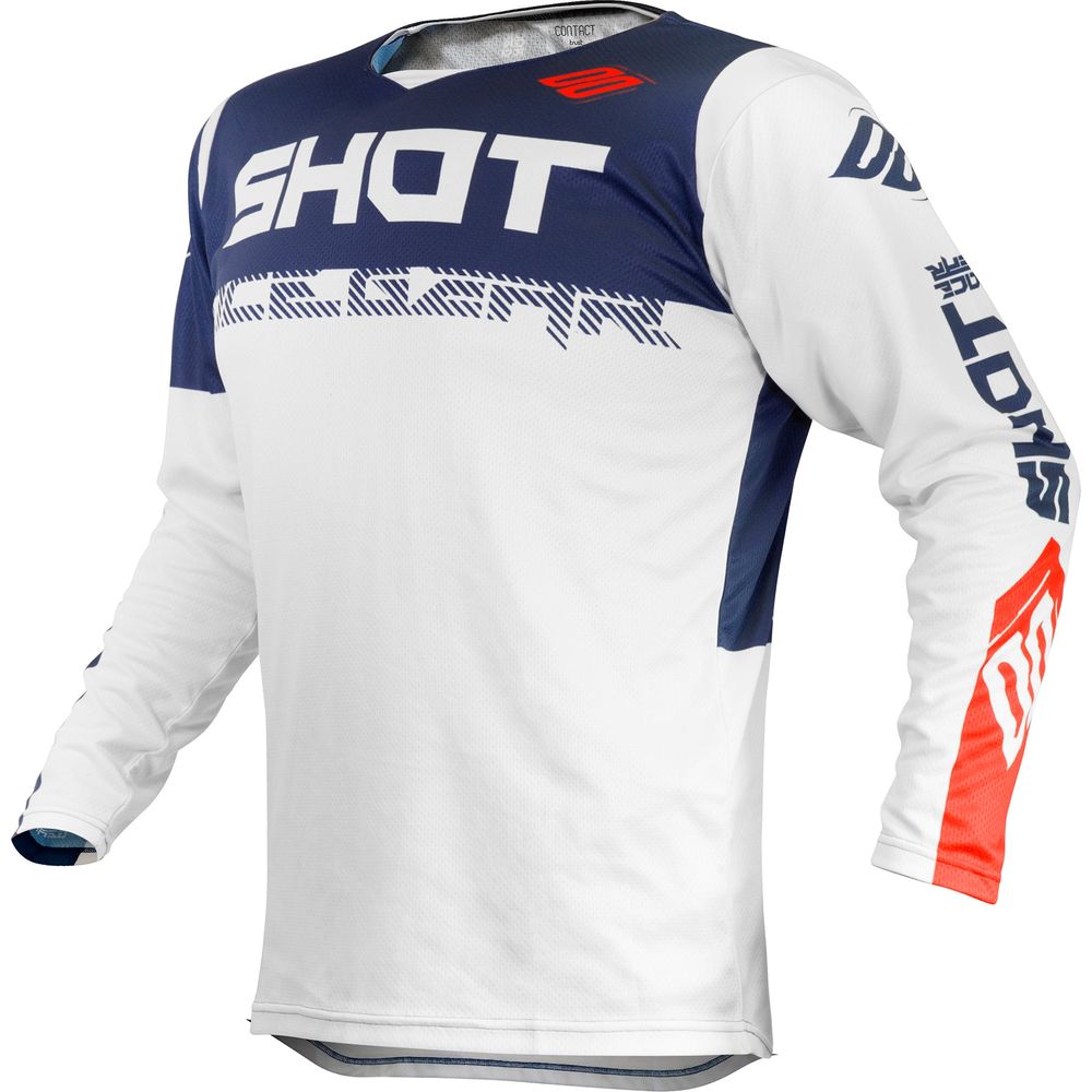 Shot Contact MX Jersey Trust Blue / Red - ThrottleChimp