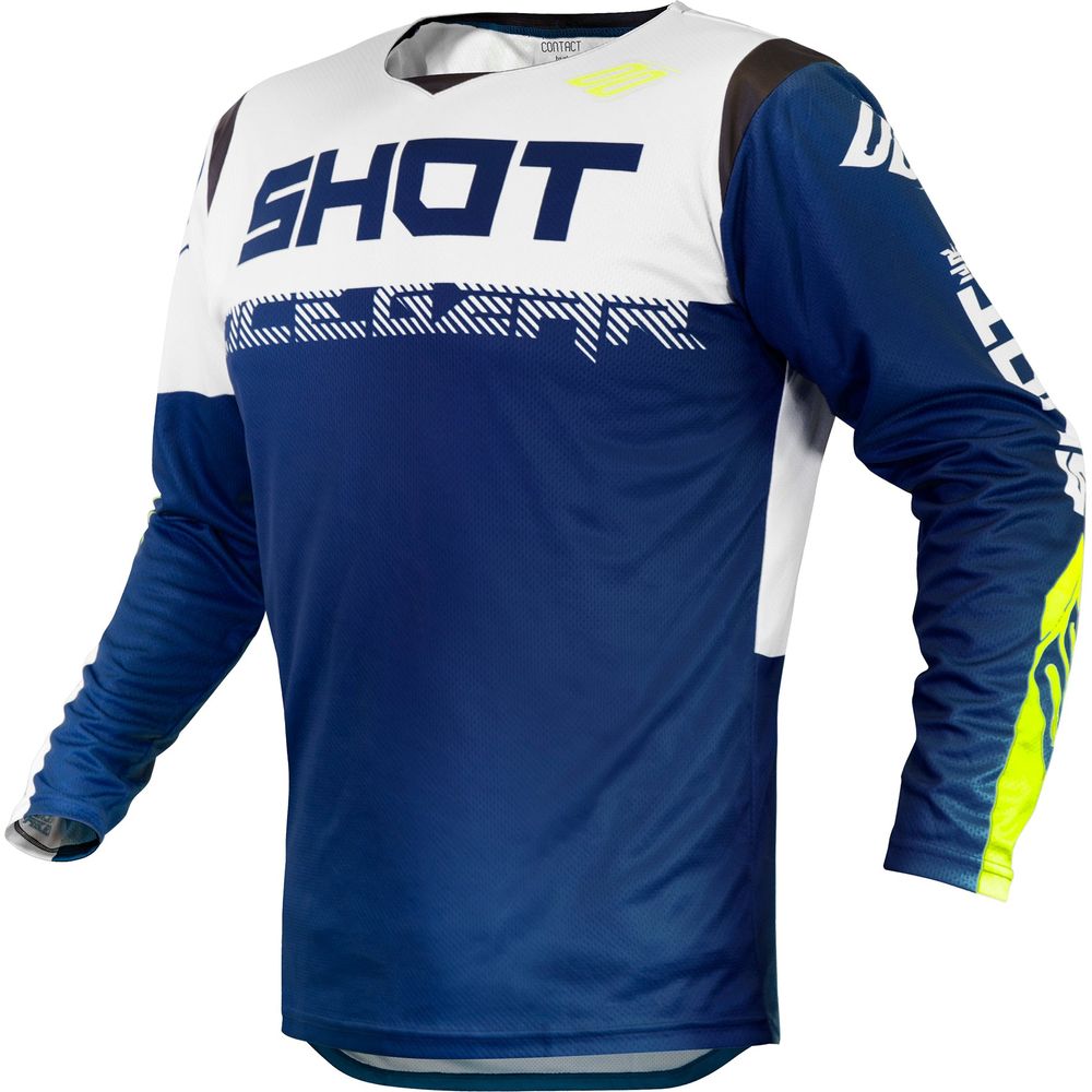 Shot Contact MX Jersey Trust Blue / White - ThrottleChimp