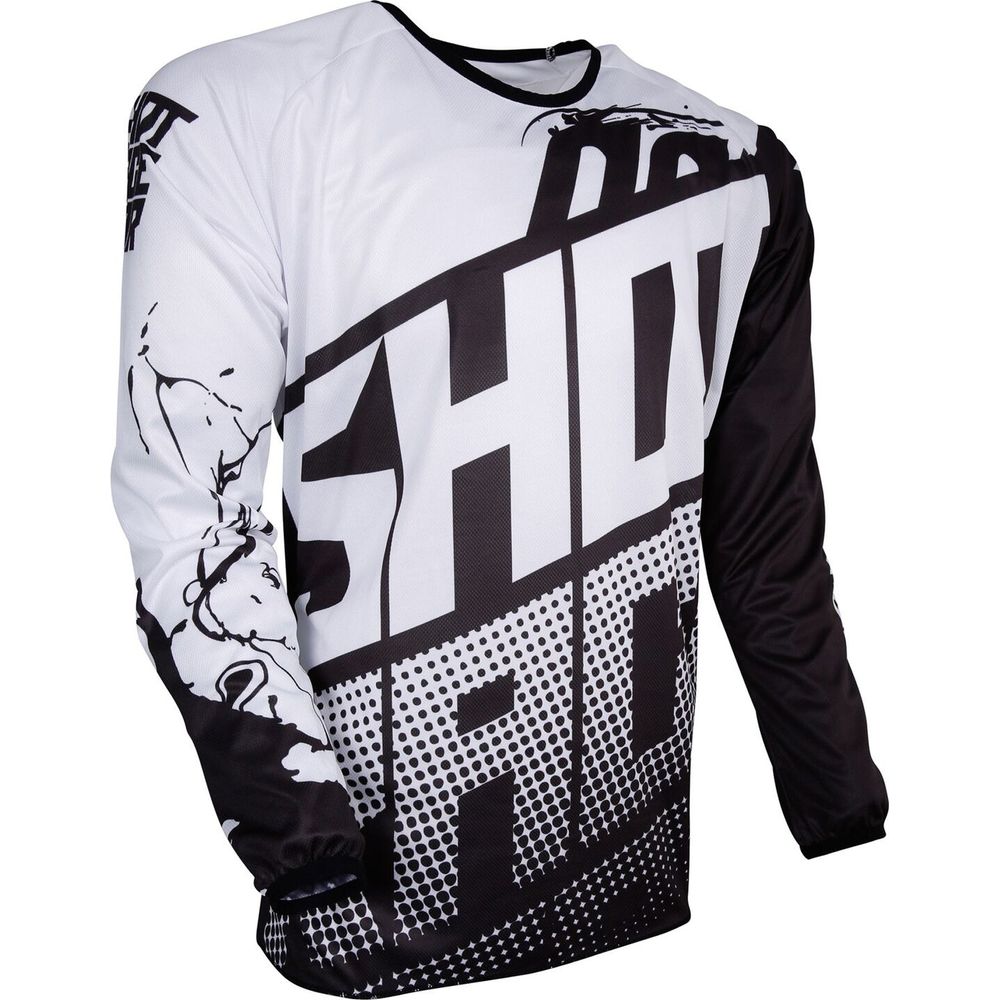 Shot Devo Kids MX Jersey Venom Black / White - ThrottleChimp