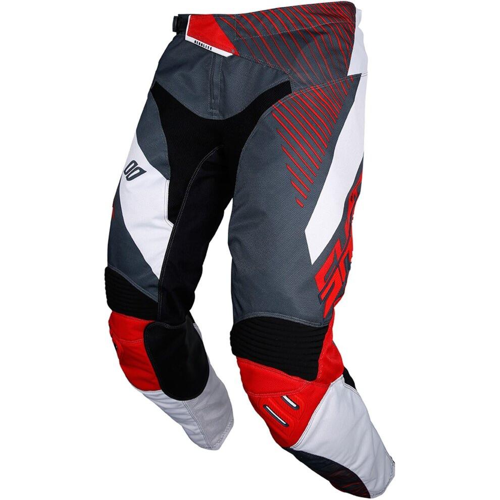 Shot Aerolite MX Trouser Optica Grey / Red - ThrottleChimp