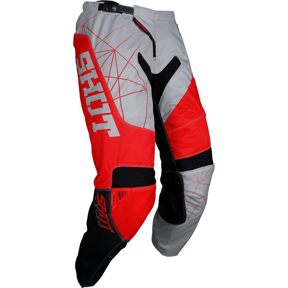 Shot Contact Infinite MX Trouser Grey / Red - ThrottleChimp