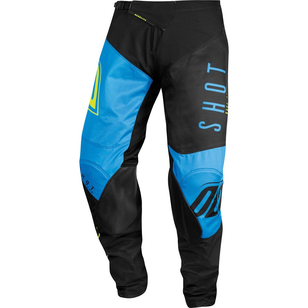 Shot Aerolite MX Trouser Alpha Blue / Neon Yellow - ThrottleChimp