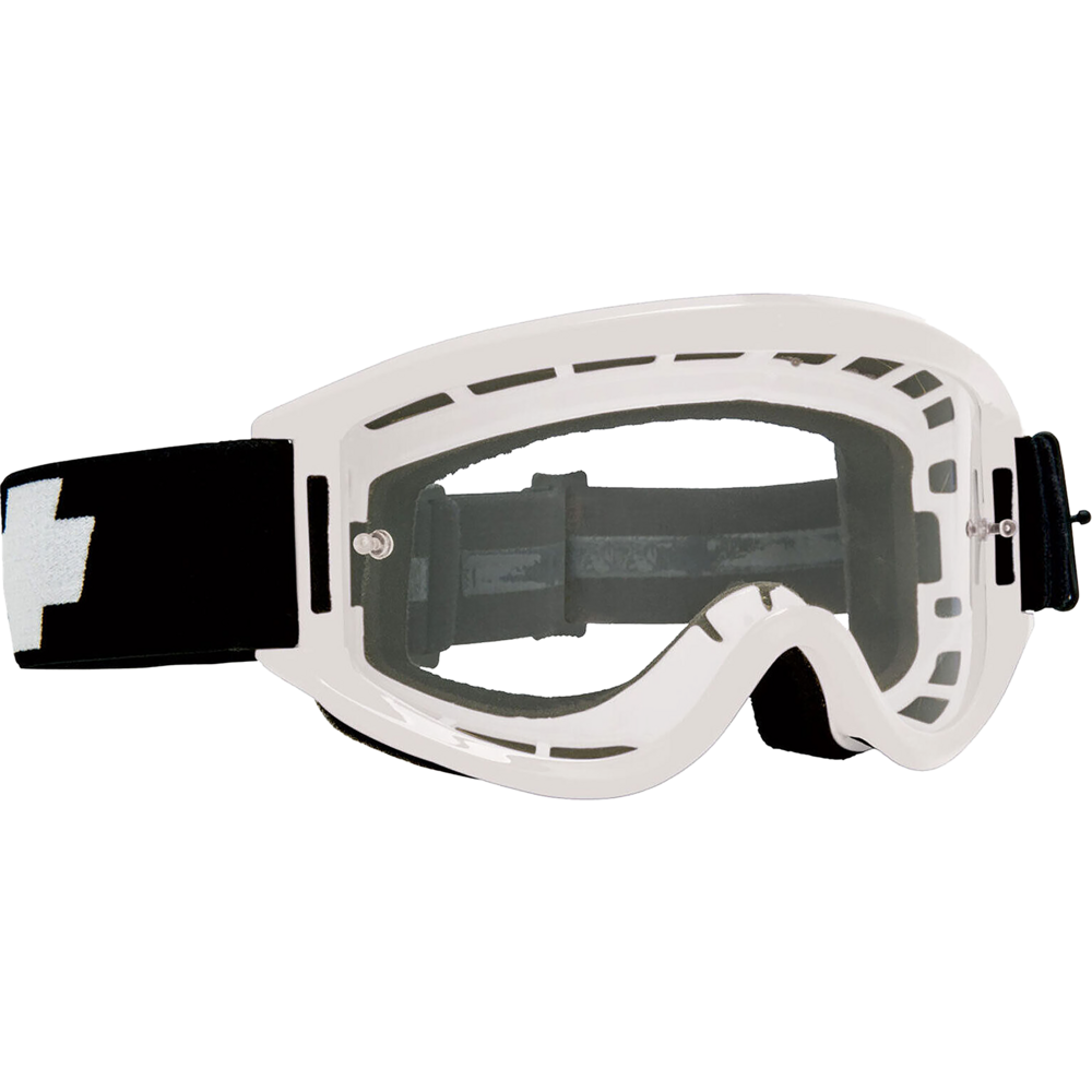 Spy Breakaway HD Lens Goggles White / Clear - ThrottleChimp