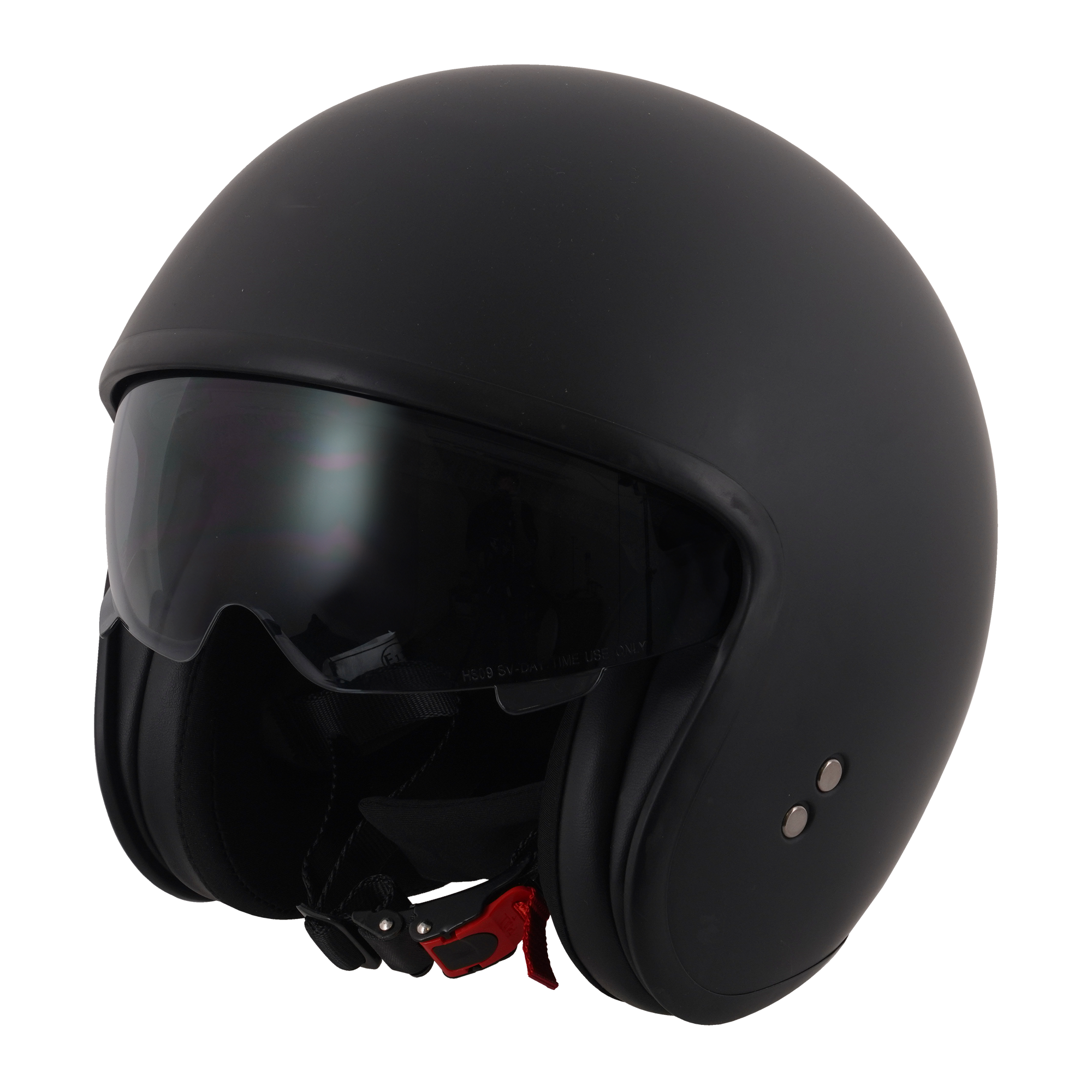 Stealth HS391 Open Face Helmet Matt Black FREE 1 YEAR Returns, FREE UK Delivery | ThrottleChimp