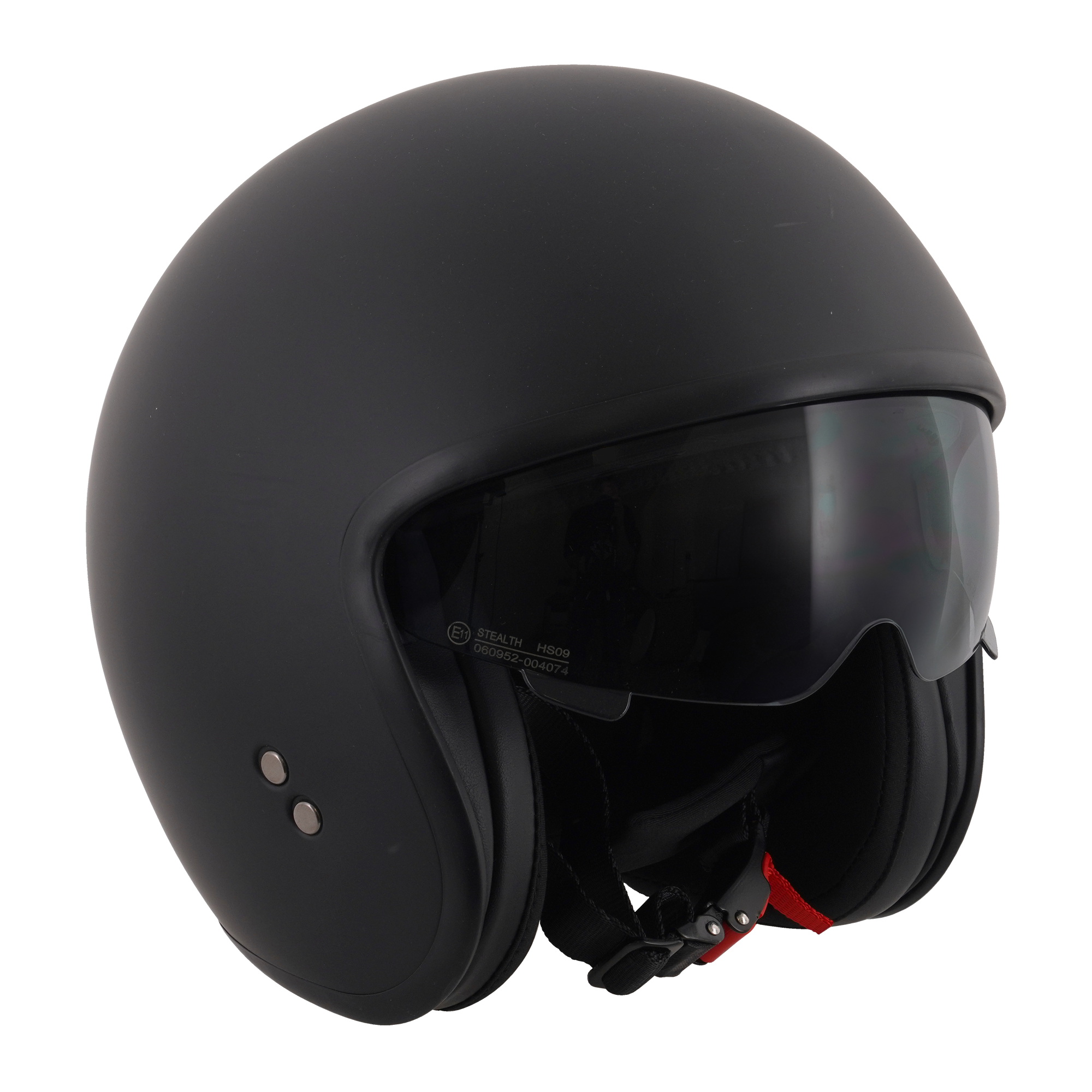 Stealth HS391 Open Face Helmet Matt Black FREE 1 YEAR Returns, FREE UK Delivery | ThrottleChimp