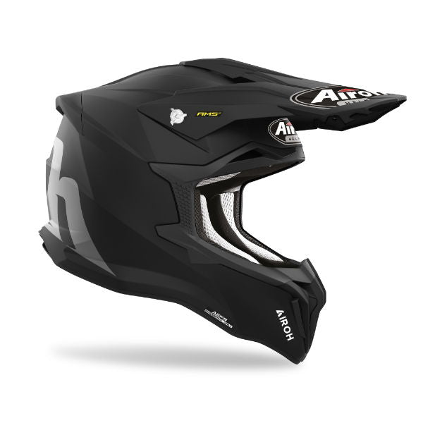 Airoh Strycker Color MX Helmet Matt Black FREE 1 YEAR Returns, FREE UK Delivery | ThrottleChimp