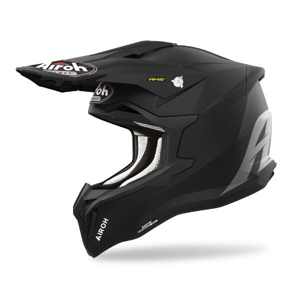 Airoh Strycker Color MX Helmet Matt Black FREE 1 YEAR Returns, FREE UK Delivery | ThrottleChimp