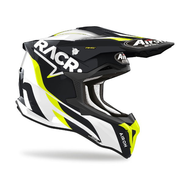 Airoh Strycker MX Helmet Gloss Racr FREE 1 YEAR Returns, FREE UK Delivery | ThrottleChimp