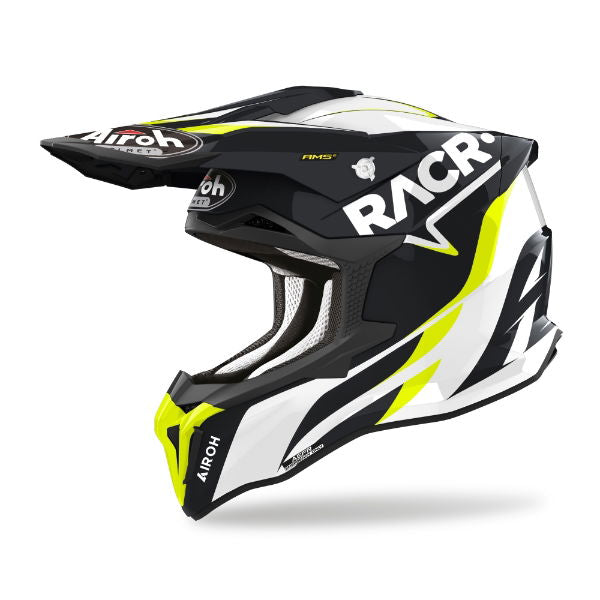 Airoh Strycker MX Helmet Gloss Racr FREE 1 YEAR Returns, FREE UK Delivery | ThrottleChimp