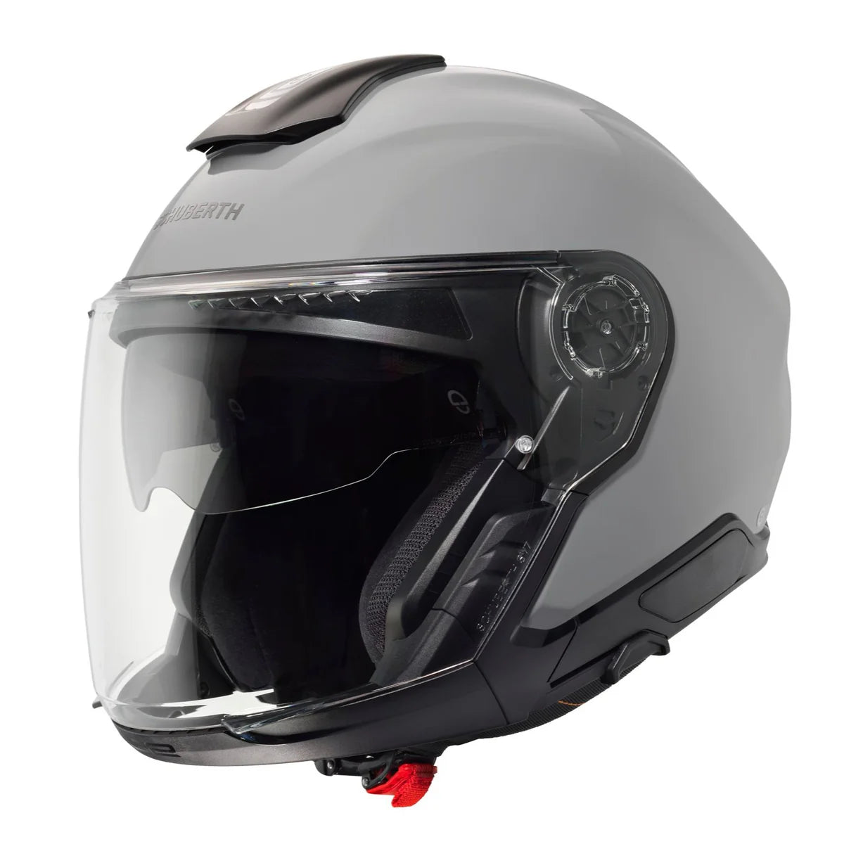 Schuberth J2 Open Face Helmet Gloss Concrete Grey FREE 1 YEAR Returns, FREE UK Delivery | ThrottleChimp