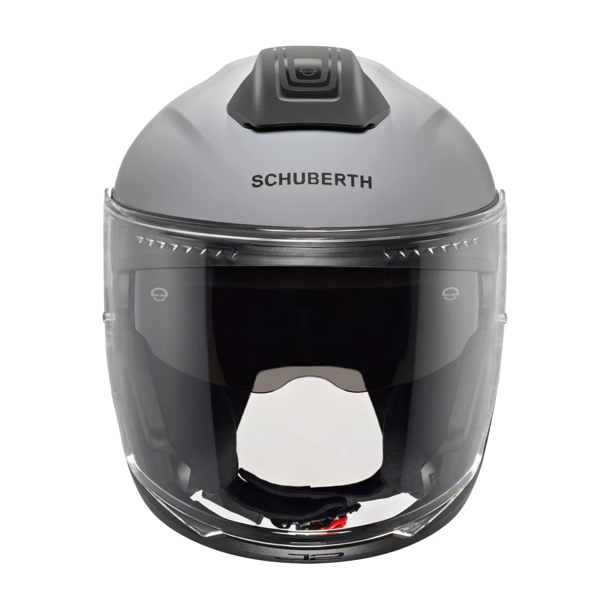 Schuberth J2 Open Face Helmet Gloss Concrete Grey FREE 1 YEAR Returns, FREE UK Delivery | ThrottleChimp