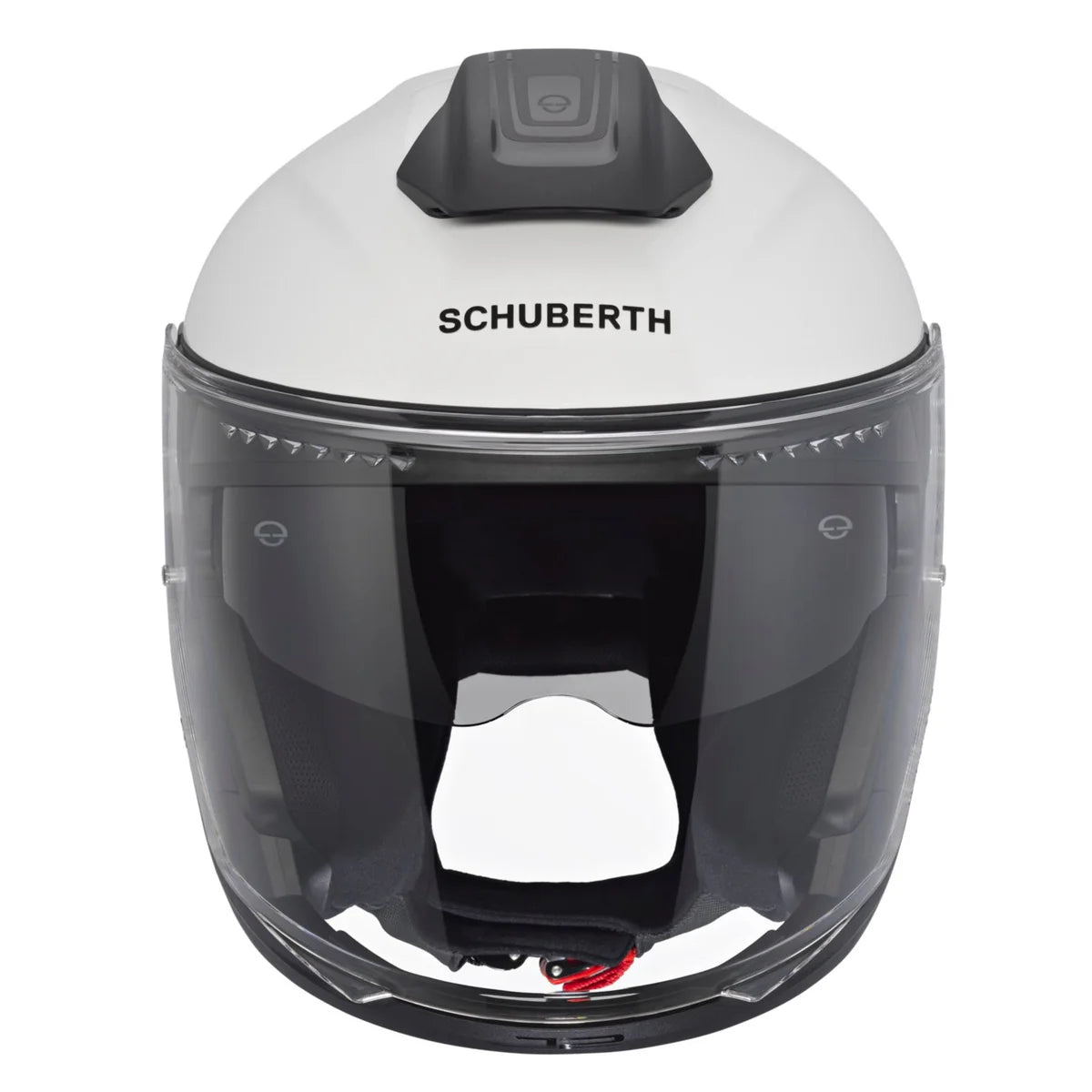 Schuberth J2 Open Face Helmet Gloss White FREE 1 YEAR Returns, FREE UK Delivery | ThrottleChimp