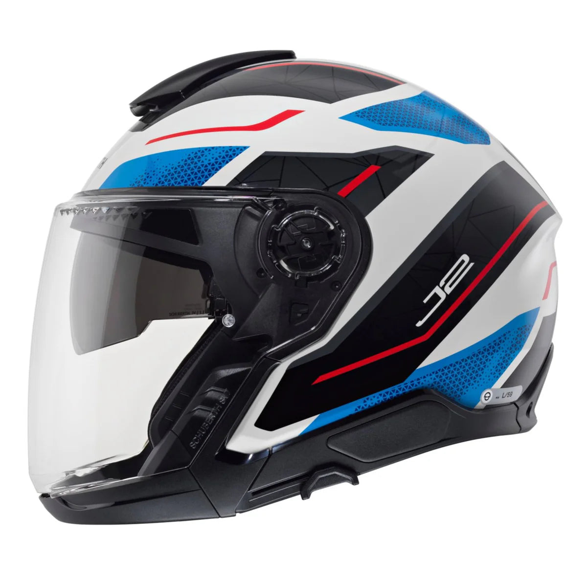 Schuberth J2 Open Face Helmet Sigma Blue FREE 1 YEAR Returns, FREE UK Delivery | ThrottleChimp