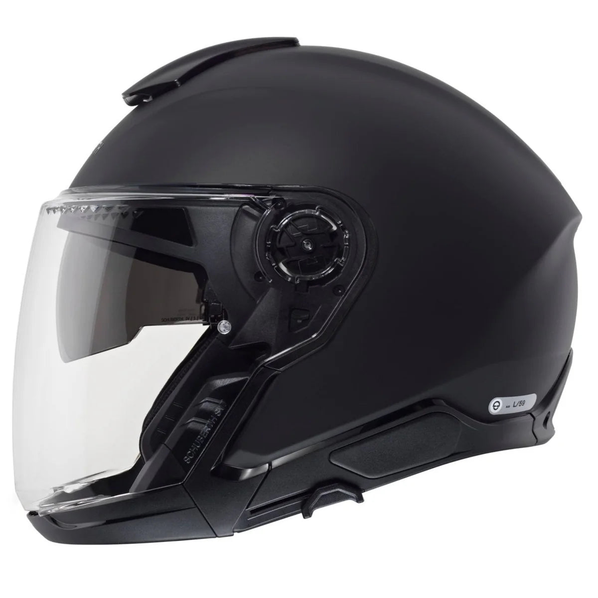 Schuberth J2 Open Face Helmet Matt Black FREE 1 YEAR Returns, FREE UK Delivery | ThrottleChimp