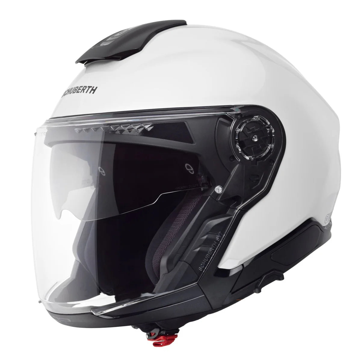 Schuberth J2 Open Face Helmet Gloss White FREE 1 YEAR Returns, FREE UK Delivery | ThrottleChimp