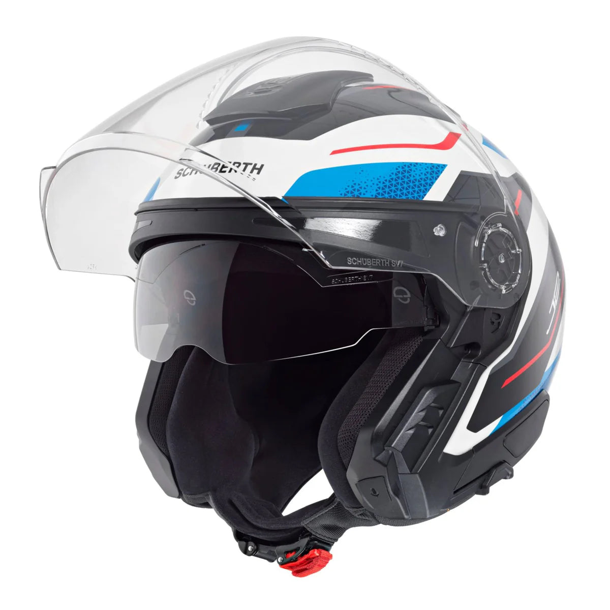 Schuberth J2 Open Face Helmet Sigma Blue FREE 1 YEAR Returns, FREE UK Delivery | ThrottleChimp