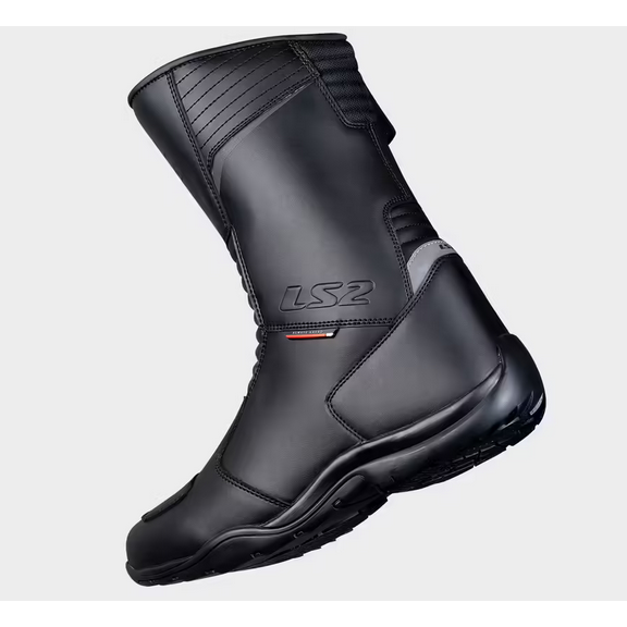 LS2 Urano Waterproof Boots Black (Image 2) - ThrottleChimp