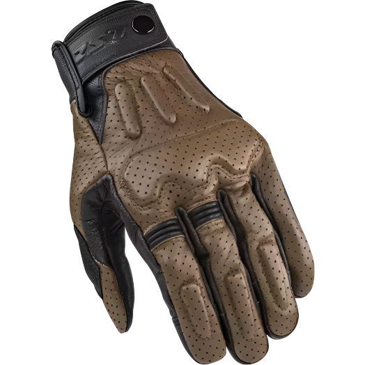 LS2 Rust Leather Gloves Brown FREE 1 YEAR Returns, FREE UK Delivery | ThrottleChimp