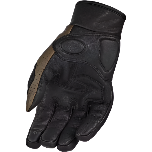 LS2 Rust Leather Gloves Brown FREE 1 YEAR Returns, FREE UK Delivery | ThrottleChimp