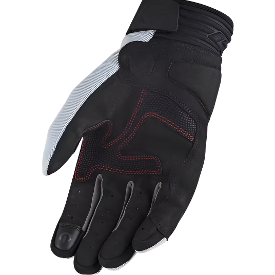 LS2 All Terrain Textile Gloves Black / Grey / Red FREE 1 YEAR Returns, FREE UK Delivery | ThrottleChimp