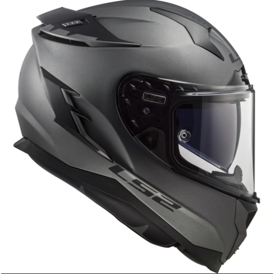 LS2 FF327 Challenger HPFC Full Face Helmet Matt Titanium FREE 1 YEAR Returns, FREE UK Delivery | ThrottleChimp