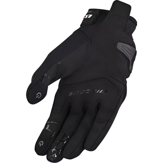 LS2 Dart 2 Textile Gloves Black (Image 2) - ThrottleChimp