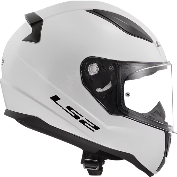 LS2 FF353 Rapid 2 ECE 22.06 Full Face Helmet Solid White FREE 1 YEAR Returns, FREE UK Delivery | ThrottleChimp