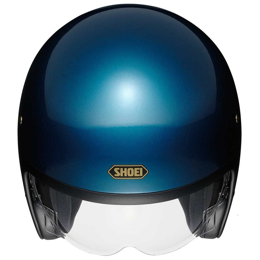 Shoei J.O Plain Open Face Helmet Laguna Blue (Image 2) - ThrottleChimp