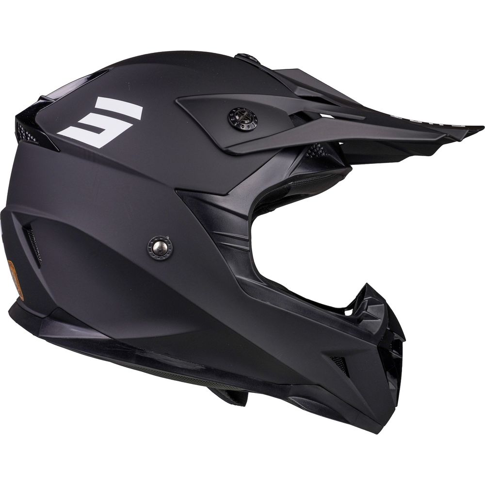 Shot Pulse MX Helmet Solid Matt Black FREE 1 YEAR Returns, FREE UK Delivery | ThrottleChimp