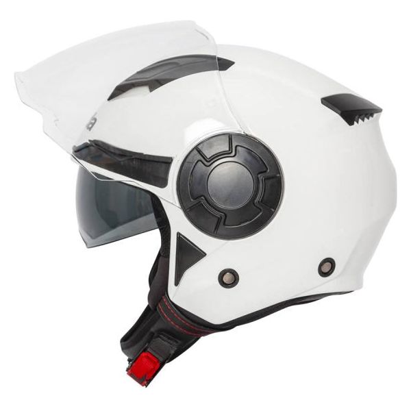 Spada Lycan Open Face Helmet White FREE 1 YEAR Returns, FREE UK Delivery | ThrottleChimp