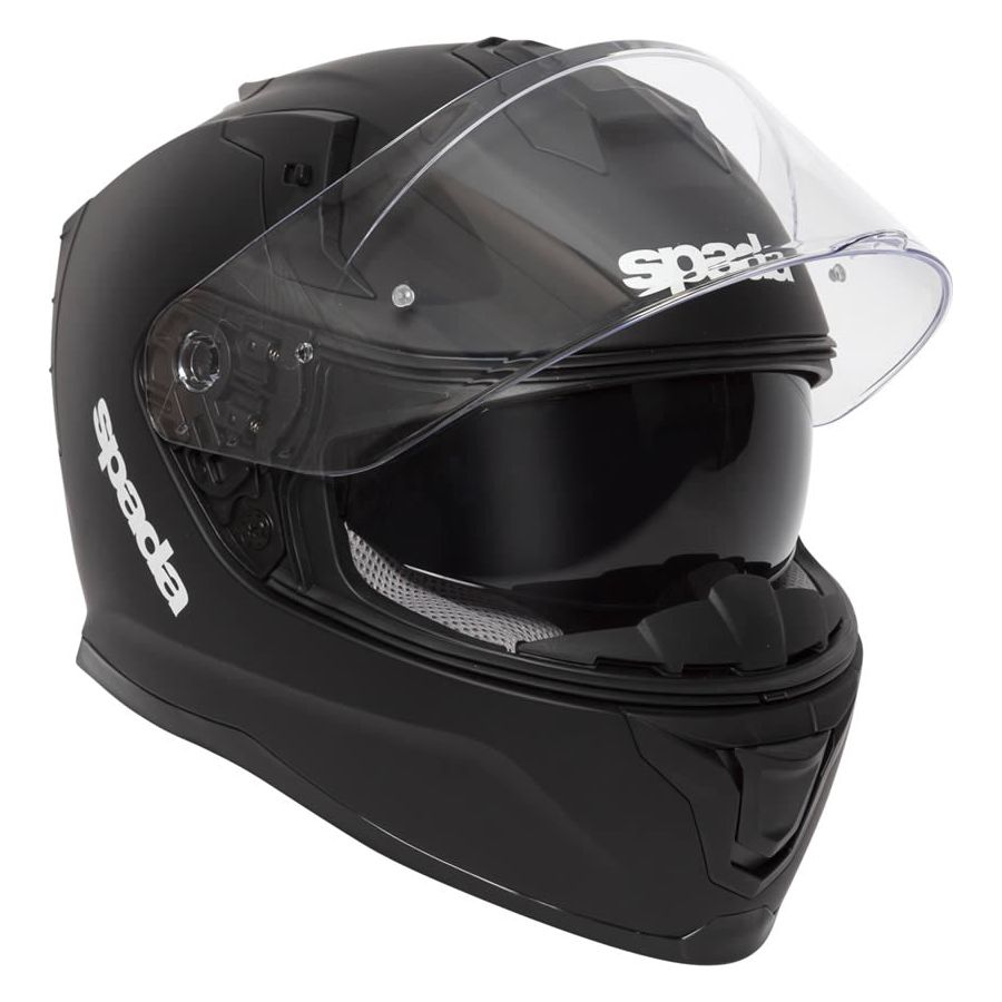 Spada SP1 Full Face Helmet Matt Black FREE 1 YEAR Returns, FREE UK Delivery | ThrottleChimp