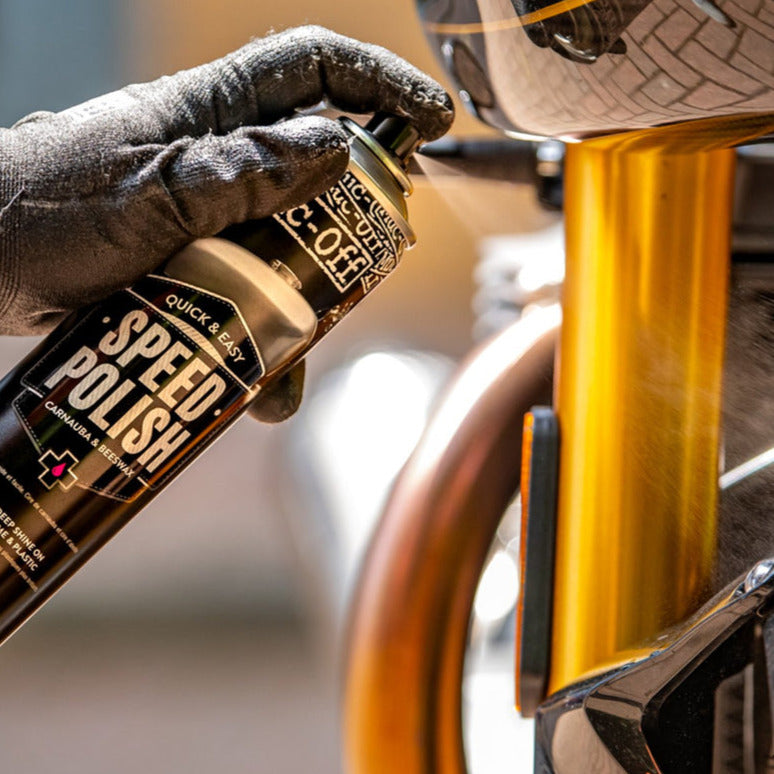 Muc-Off Motorcycle Speed Polish - 400ml (Image 2) - ThrottleChimp