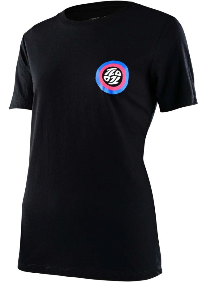 Troy Lee Designs Spun Ladies Short Sleeves T-Shirt Black FREE 1 YEAR Returns, FREE UK Delivery | ThrottleChimp