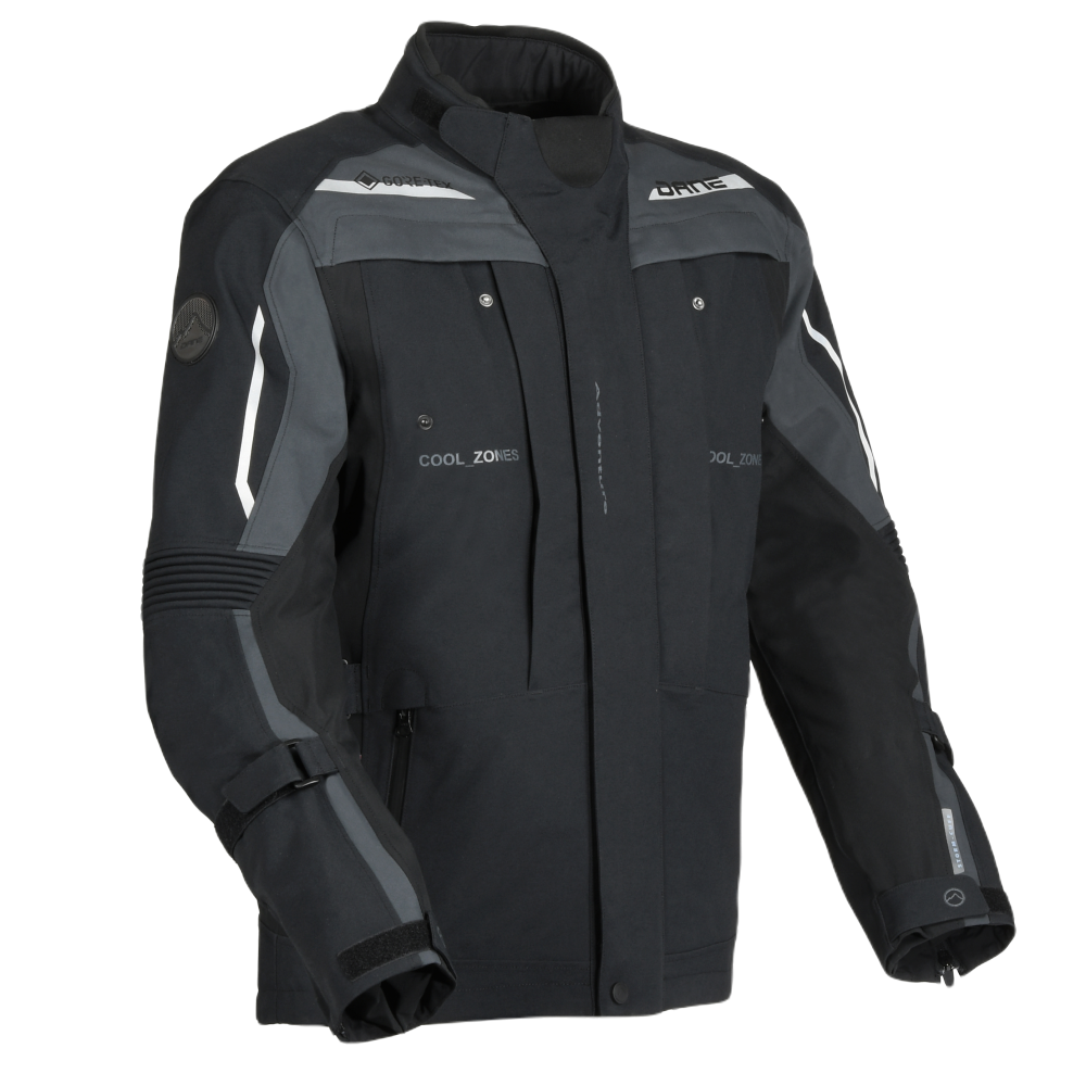 Dane Svendborg Gore-Tex Jacket Black / Grey FREE 1 YEAR Returns, FREE UK Delivery | ThrottleChimp