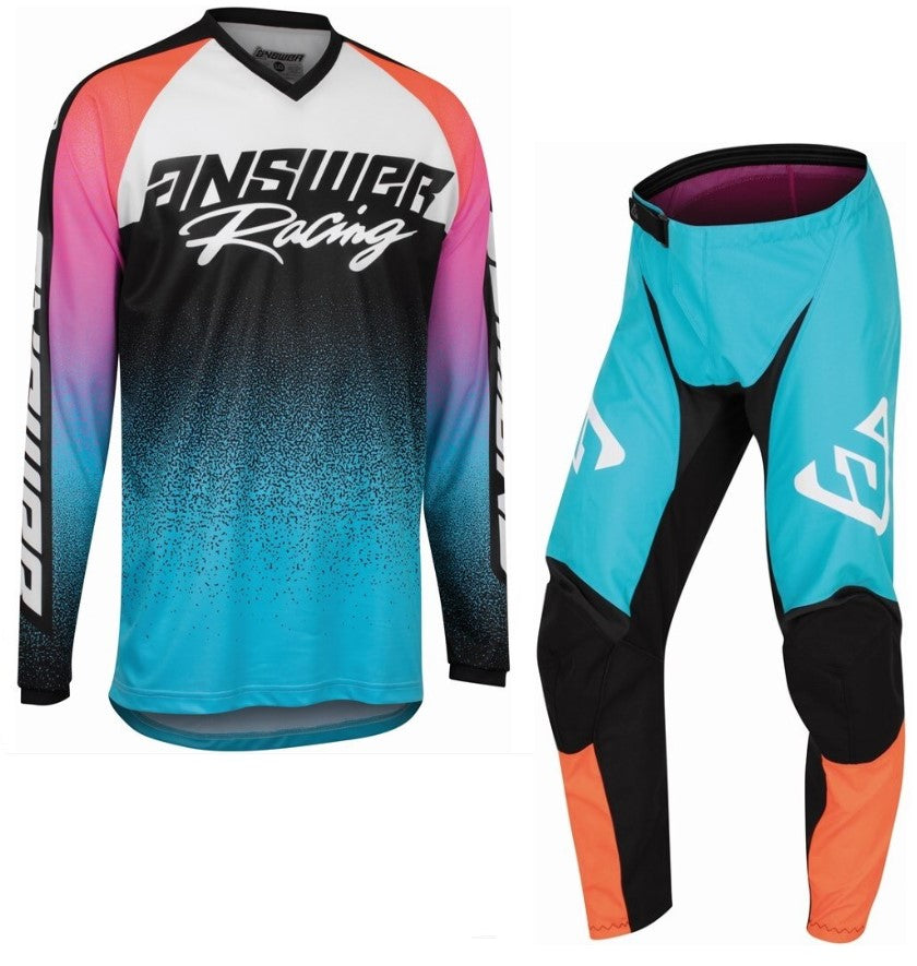 Answer Racing Syncron Prism Motocross Pant & Jersey Kit Astana / Hyper Orange  FREE 1 YEAR Returns, FREE UK Delivery | ThrottleChimp