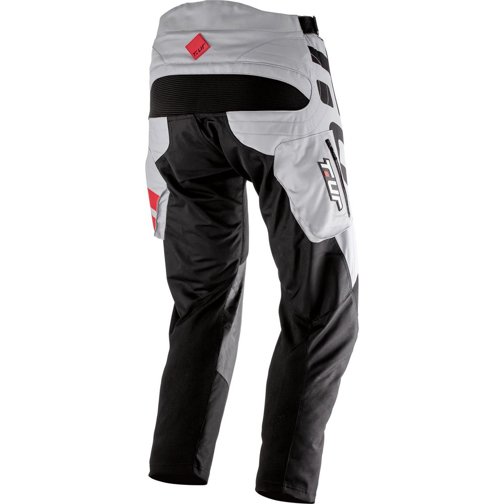 T.UR P-Three Trouser Light Grey / Red FREE 1 YEAR Returns, FREE UK Delivery | ThrottleChimp