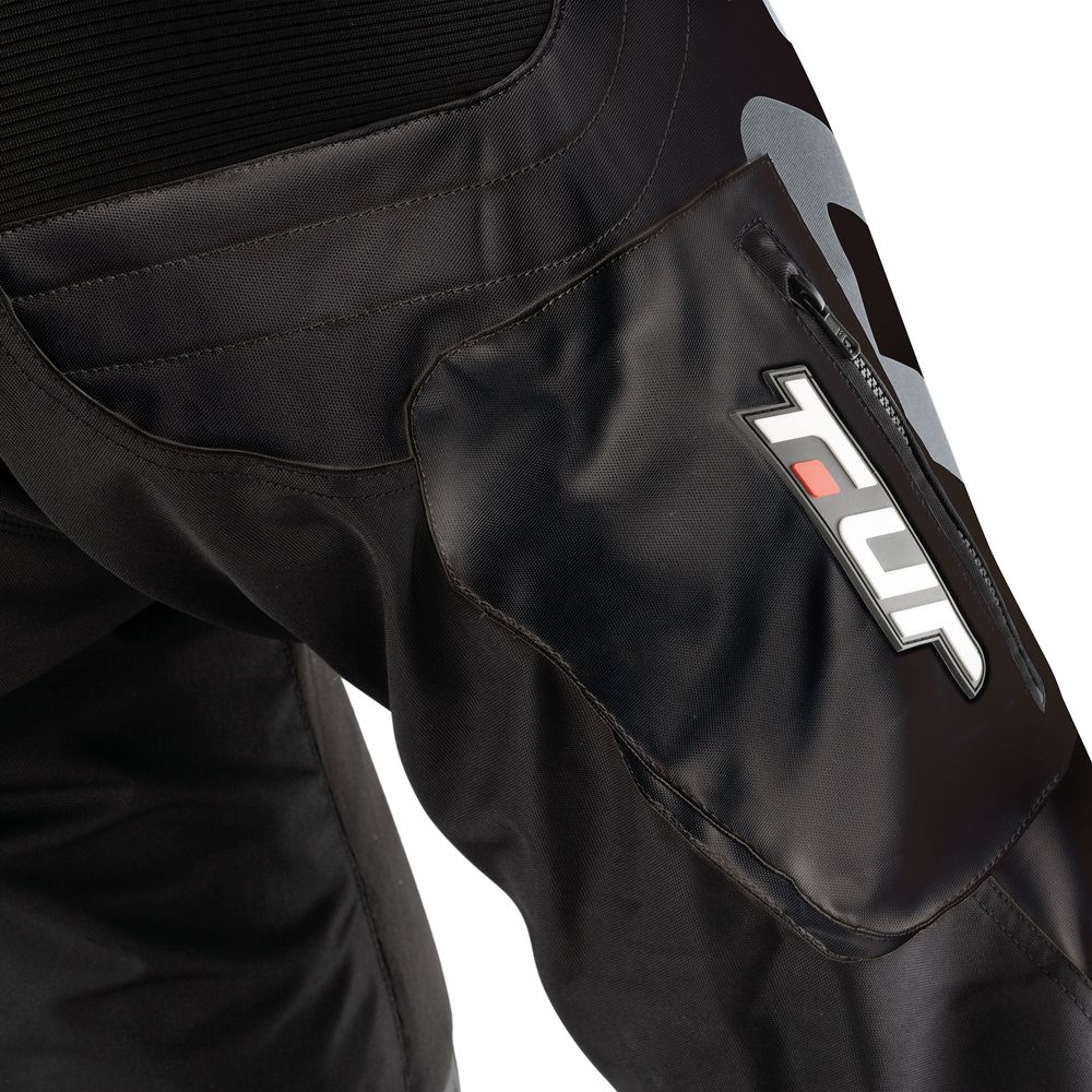 T.UR P-Three Trouser Black / White FREE 1 YEAR Returns, FREE UK Delivery | ThrottleChimp