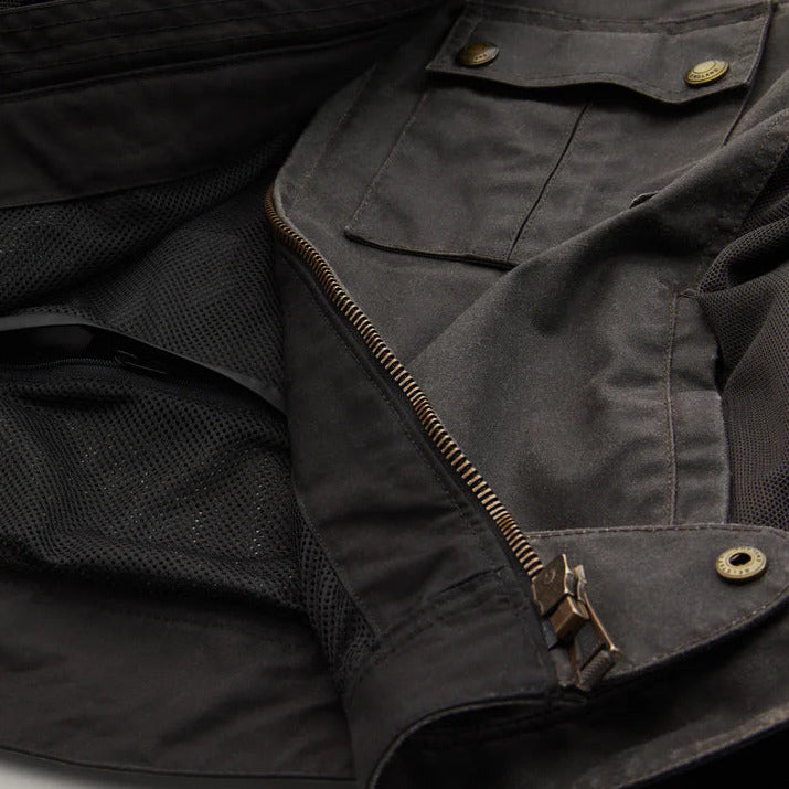 Belstaff Temple Technical Waxed Cotton Jacket Mahogany (Image 7) - ThrottleChimp