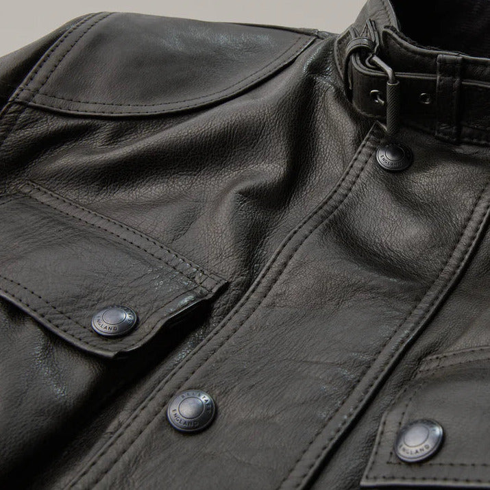 Belstaff Trialmaster Leather Jacket Antique Black (Image 8) - ThrottleChimp