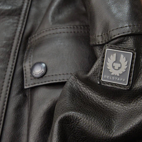 Belstaff Trialmaster Leather Jacket Antique Black (Image 6) - ThrottleChimp