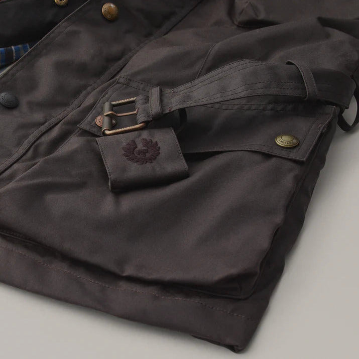 Belstaff Trialmaster Waxed Cotton Jacket Mahogany (Image 7) - ThrottleChimp