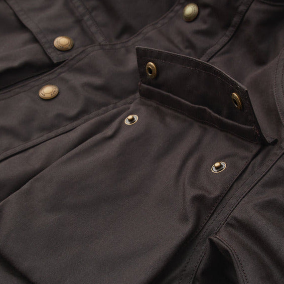 Belstaff Trialmaster Waxed Cotton Jacket Mahogany (Image 6) - ThrottleChimp