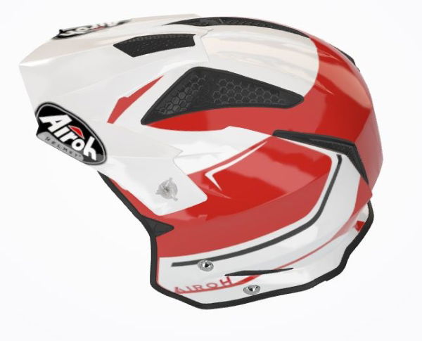 Airoh TRR S Keen Trials Helmet Gloss Red FREE 1 YEAR Returns, FREE UK Delivery | ThrottleChimp