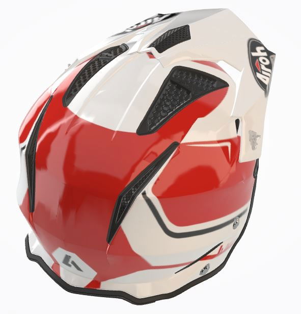 Airoh TRR S Keen Trials Helmet Gloss Red FREE 1 YEAR Returns, FREE UK Delivery | ThrottleChimp