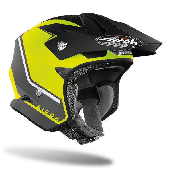 Airoh TRR S Keen Trials Helmet Matt Yellow FREE 1 YEAR Returns, FREE UK Delivery | ThrottleChimp