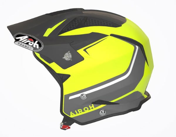 Airoh TRR S Keen Trials Helmet Matt Yellow FREE 1 YEAR Returns, FREE UK Delivery | ThrottleChimp