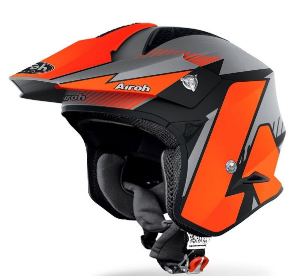 Airoh TRR S Pure Trials Helmet Matt Orange FREE 1 YEAR Returns, FREE UK Delivery | ThrottleChimp