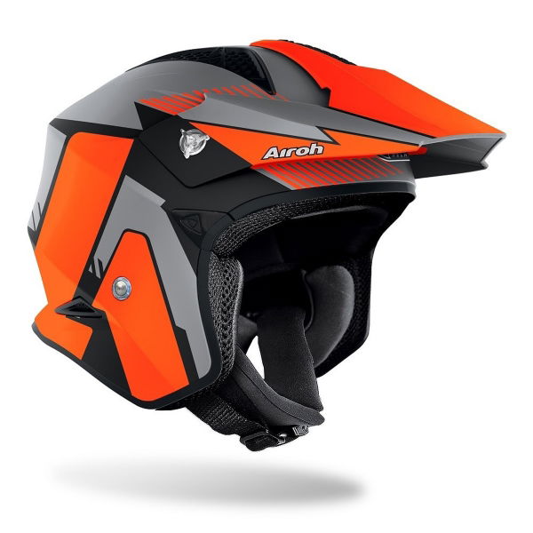 Airoh TRR S Pure Trials Helmet Matt Orange FREE 1 YEAR Returns, FREE UK Delivery | ThrottleChimp